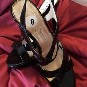 Shoes - Jessica Simpson Black Platforms